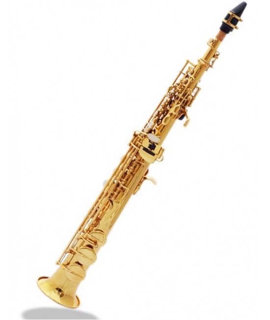 SUZUKI  降B調高音 SAXOPHONE  一體管 金色